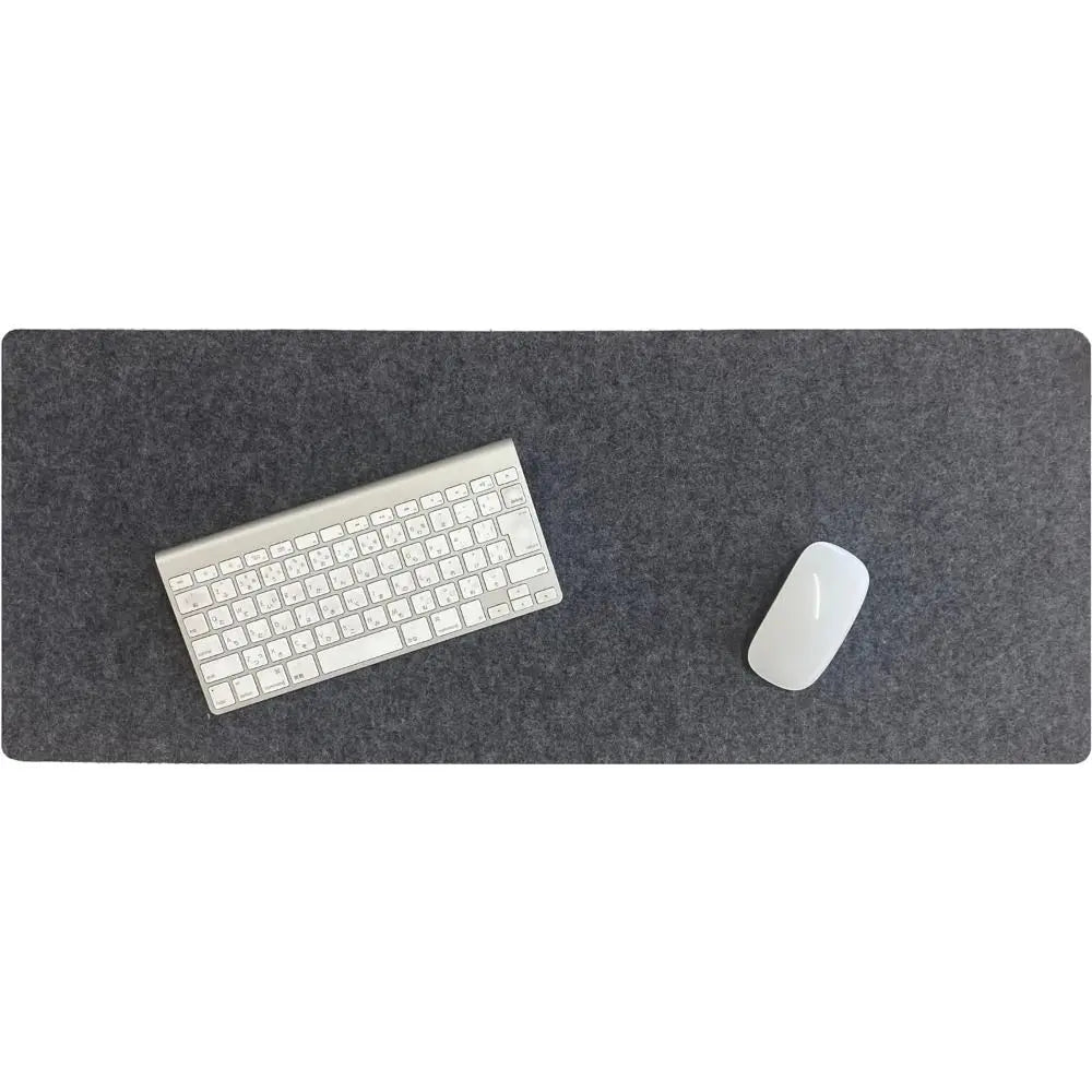 Lã sentiu mouse pad para casa e escritório, acessórios antiderrapantes para jogos, esteira de escrita de tamanho grande, tapete de ratos do teclado, protetor de mesa do computador