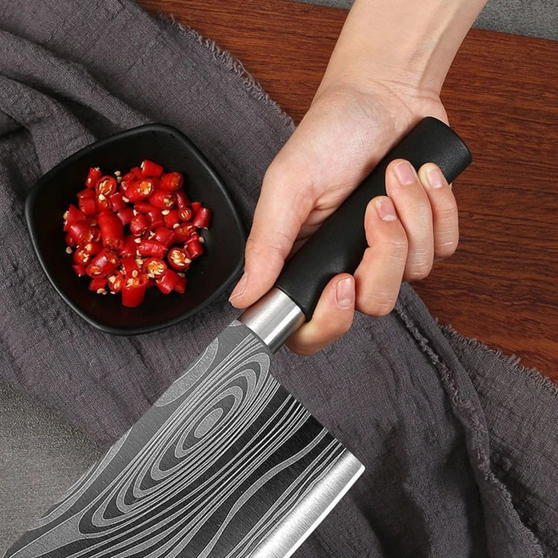 Laser Damasco Padrão Utilitário Facas de Cozinha, Tesoura, Afiação Rod Set, Aço inoxidável, Sharp Slicing Chef Faca, Cozinhar Ferramenta