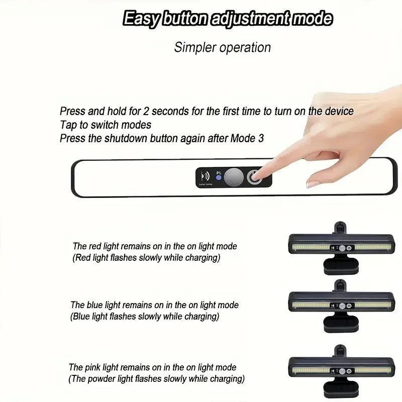 Poderoso LED Solar Outdoor Lâmpada De Parede, Recarregável Indução Do Corpo Humano, Pátio, Jardim, Terraço, Garagem, Porta, Iluminação Pública