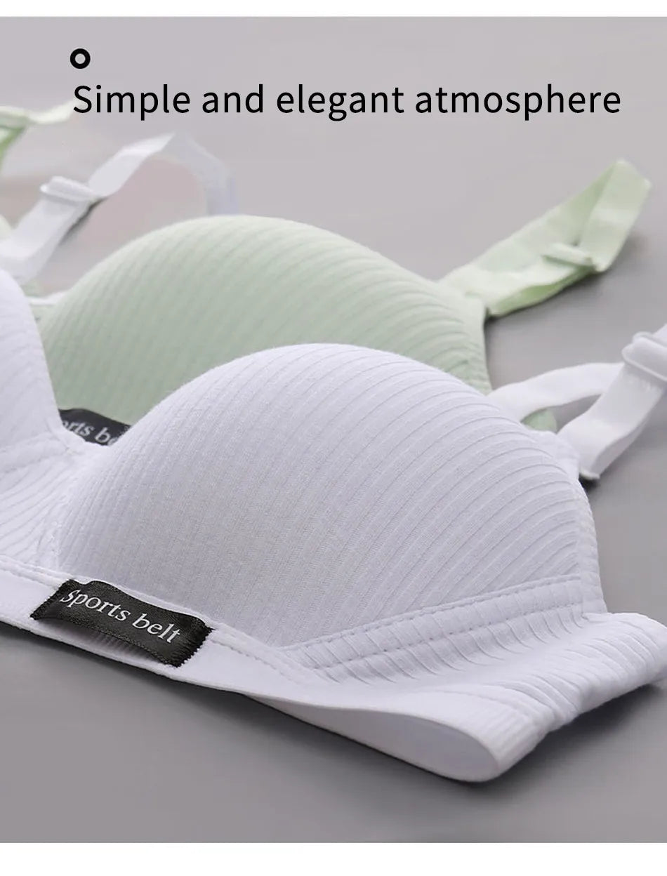 Roupa interior esportiva para adolescentes sem costura menina sem underwire sutiã de treinamento macio pele-amigável escola menina tamanho pequeno sutiã roupas