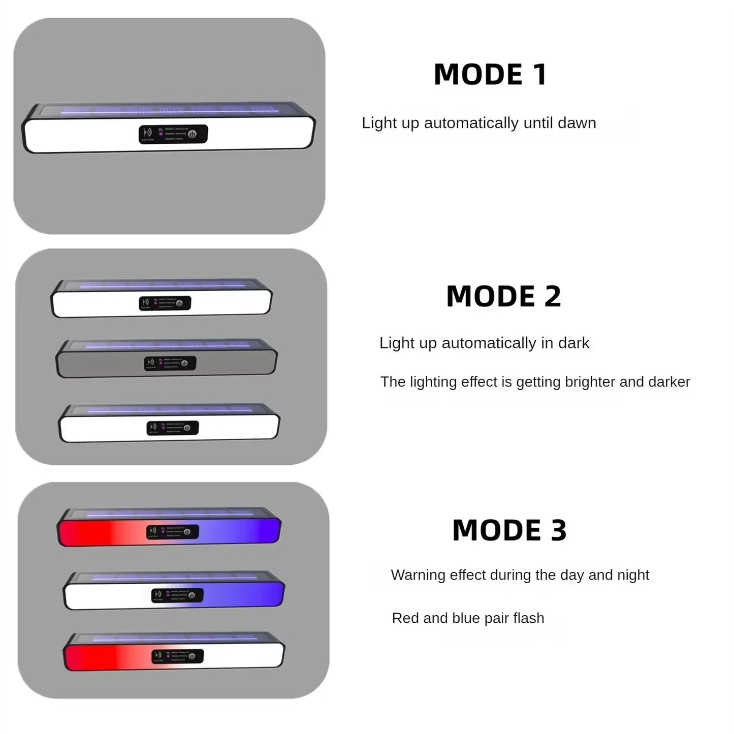 Poderoso LED Solar Outdoor Lâmpada De Parede, Recarregável Indução Do Corpo Humano, Pátio, Jardim, Terraço, Garagem, Porta, Iluminação Pública