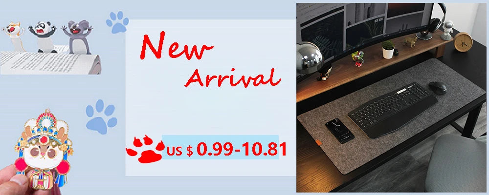 Lã sentiu mouse pad para casa e escritório, acessórios antiderrapantes para jogos, esteira de escrita de tamanho grande, tapete de ratos do teclado, protetor de mesa do computador