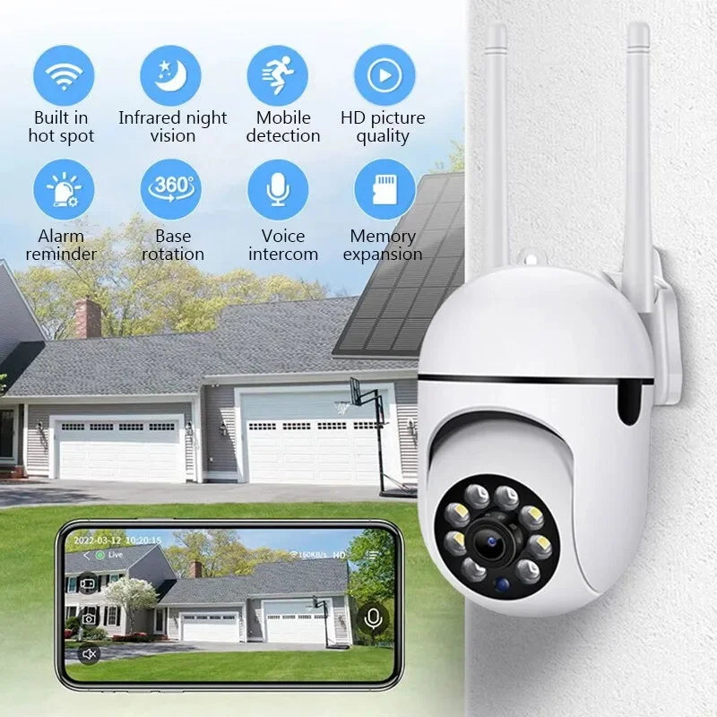 3mp wifi câmera casa ptz câmera ip cor noite áudio sem fio câmera de vigilância automática em casa rastreamento segurança cctv câmera
