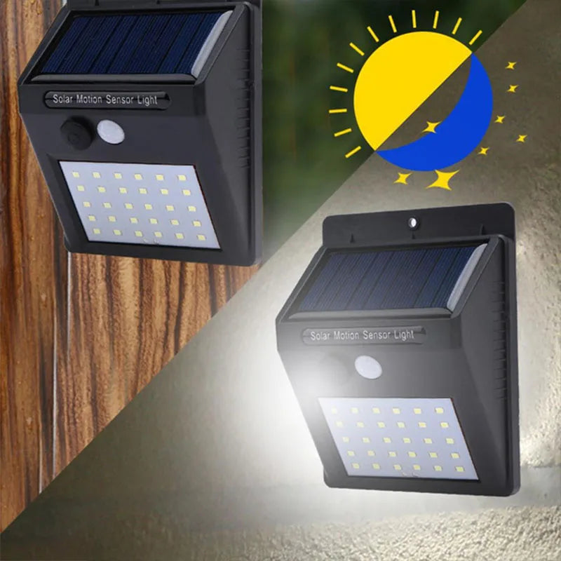 30 led luz solar pir sensor de movimento luz de parede ao ar livre lâmpada solar à prova dwaterproof água movido a energia solar lâmpada rua decoração do jardim