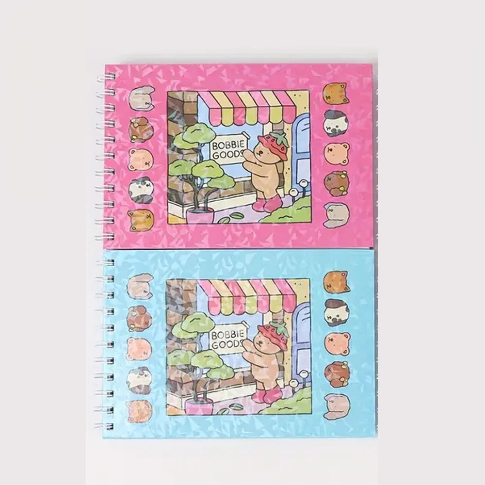 1/2/4 unidades livro para colorir adulto com animais fofos e cenas de boas lojas Bobbie – Relax Art Relax presente para feriados, aniversários