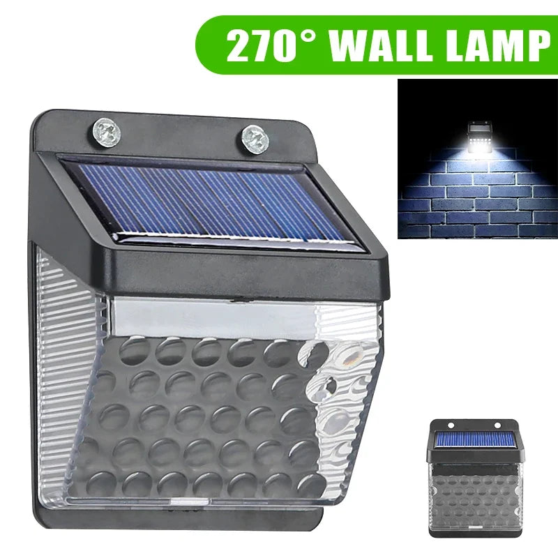30 led luz solar pir sensor de movimento luz de parede ao ar livre lâmpada solar à prova dwaterproof água movido a energia solar lâmpada rua decoração do jardim