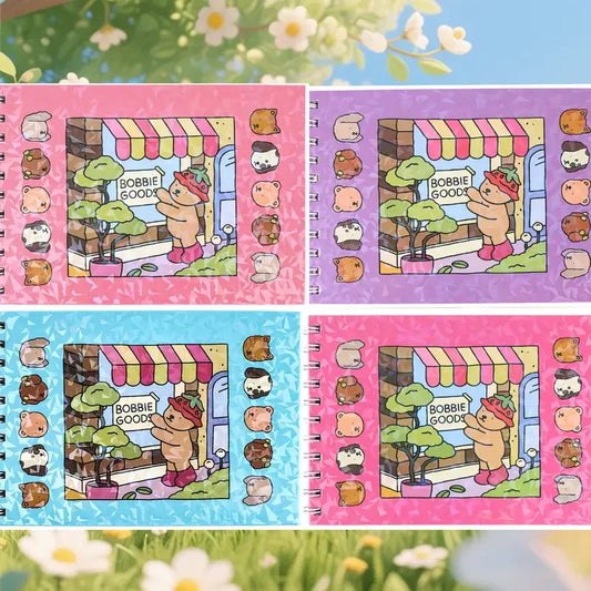 1/2/4 unidades livro para colorir adulto com animais fofos e cenas de boas lojas Bobbie – Relax Art Relax presente para feriados, aniversários