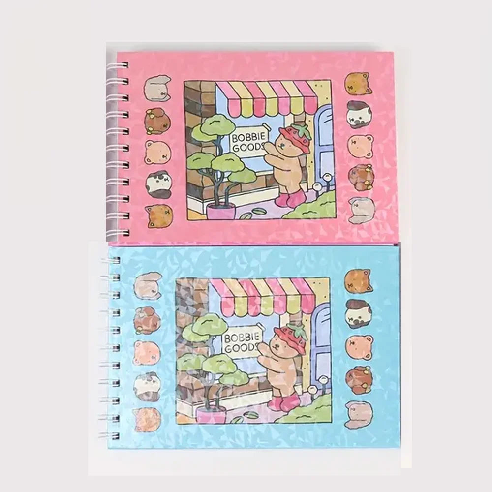 1/2/4 unidades livro para colorir adulto com animais fofos e cenas de boas lojas Bobbie – Relax Art Relax presente para feriados, aniversários