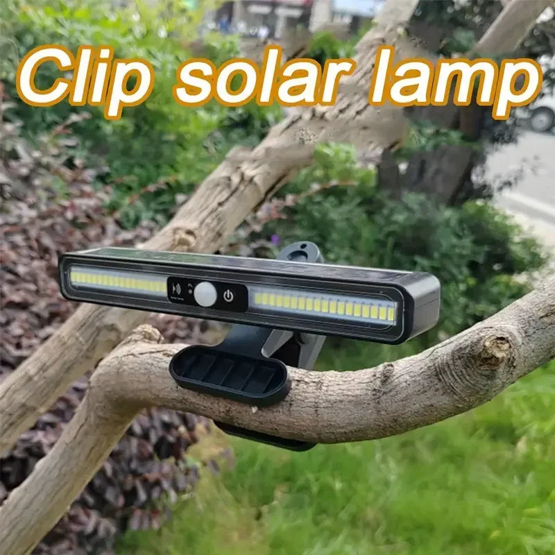 A mais nova luz LED solar 300000 LM Lâmpada solar externa do sensor de movimento 4 modos à prova d'água IP65 luz solar para jardim lanterna de quintal de rua