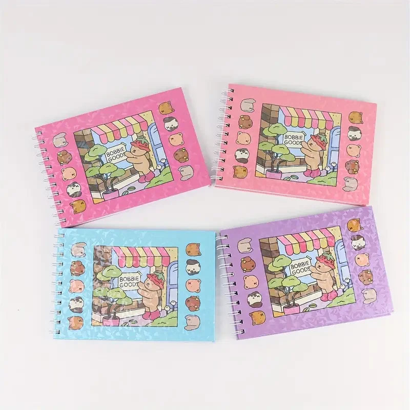 1/2/4 unidades livro para colorir adulto com animais fofos e cenas de boas lojas Bobbie – Relax Art Relax presente para feriados, aniversários