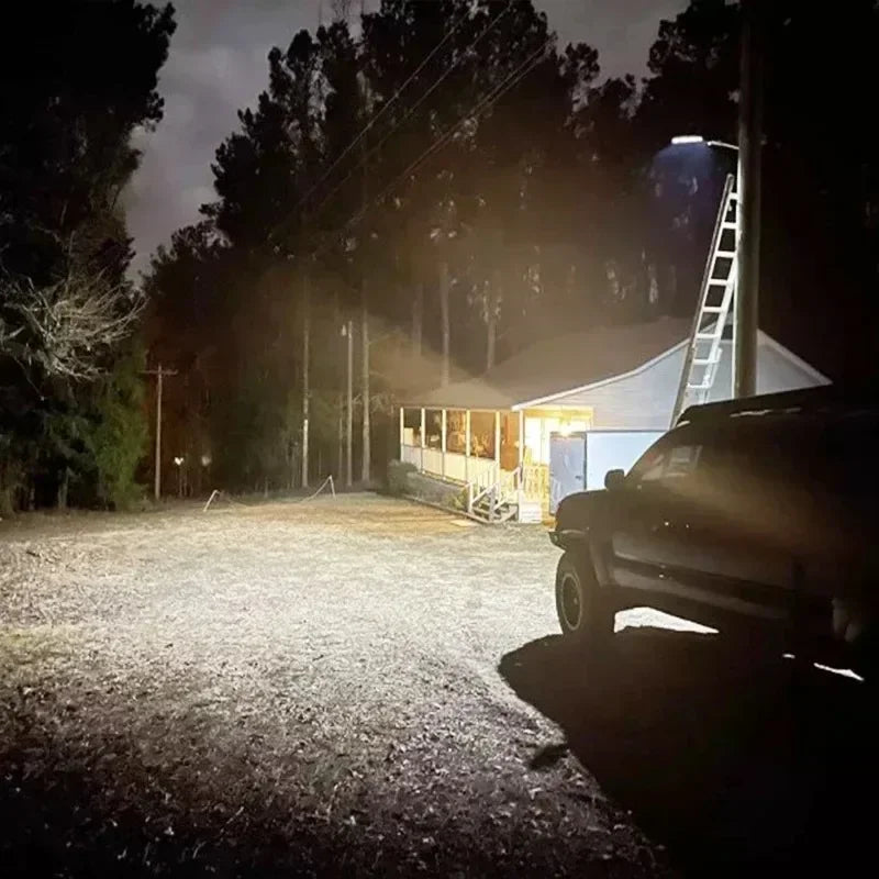 A mais nova luz LED solar 300000 LM Lâmpada solar externa do sensor de movimento 4 modos à prova d'água IP65 luz solar para jardim lanterna de quintal de rua